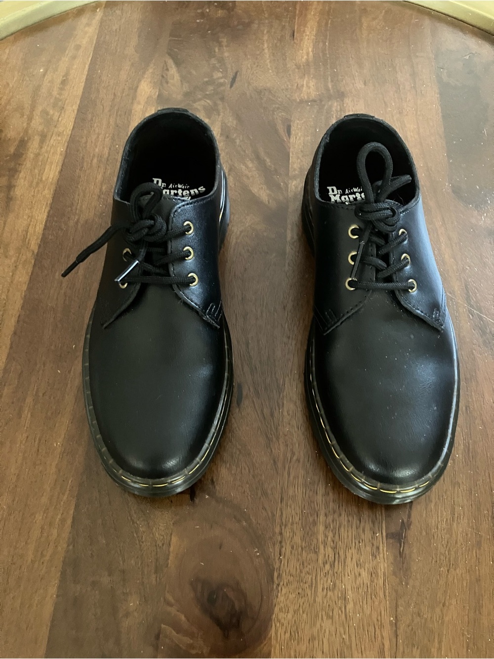 Dr. Martens Zavala Lo 3-Eye Oxford Shoes Black Leather EU 39  M7 L8